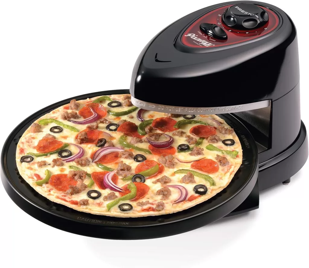 Presto 03430 Pizzazz Plus Rotating Electric Pizza Oven